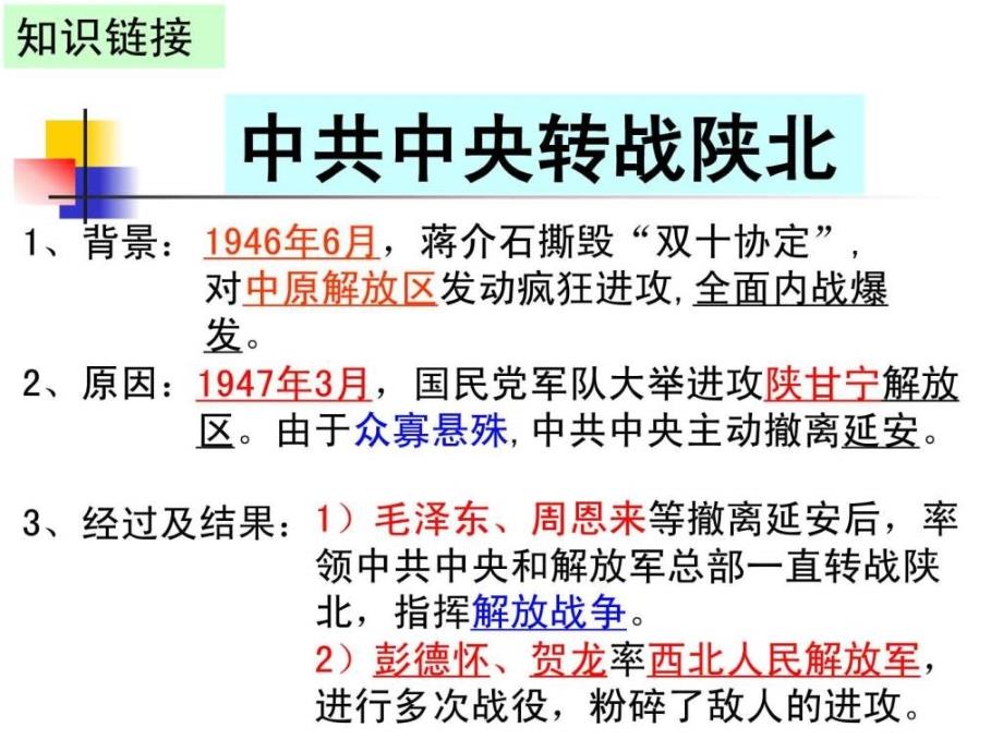 8上近代史复习第五单元人民解放战争的胜利.ppt_第4页