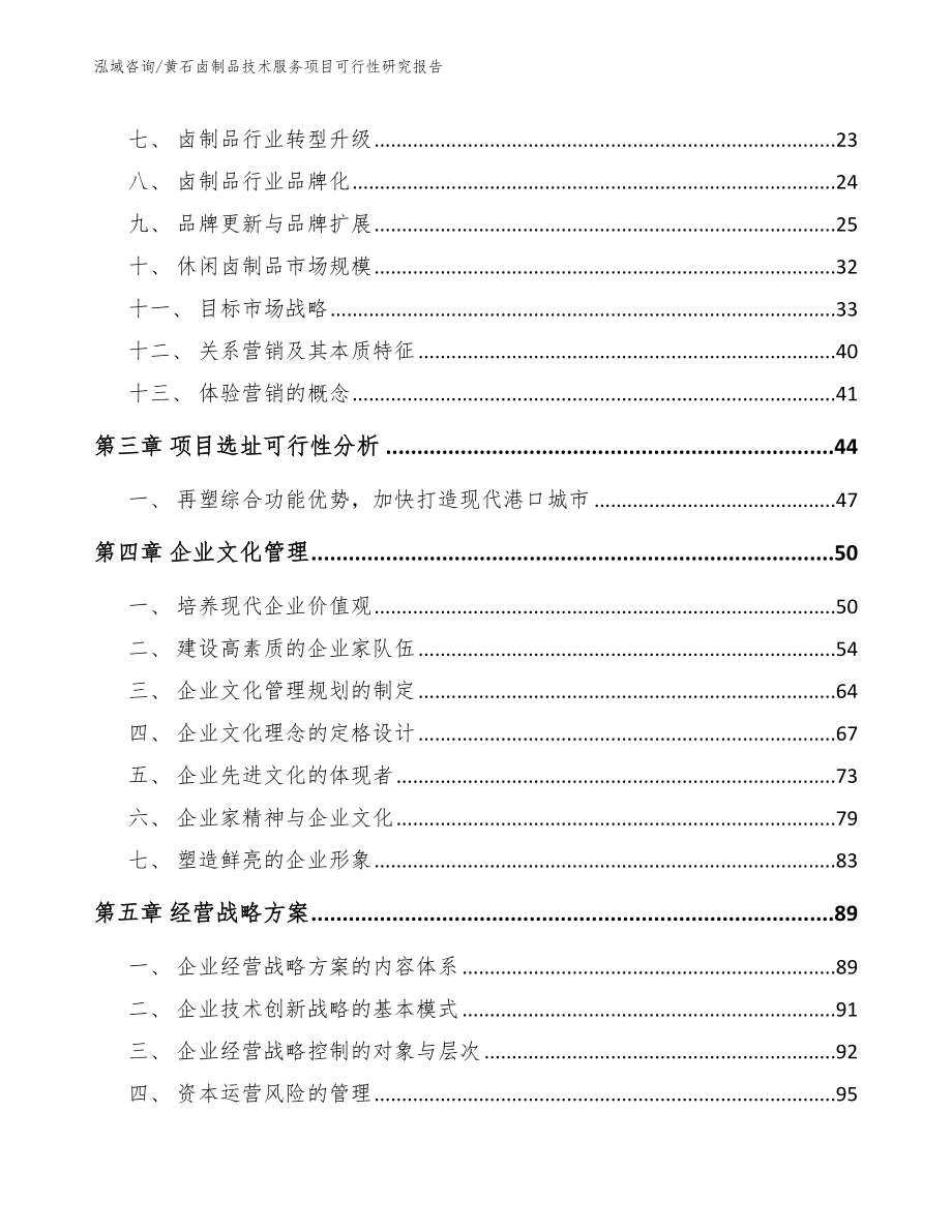 黄石卤制品技术服务项目可行性研究报告（模板参考）_第3页