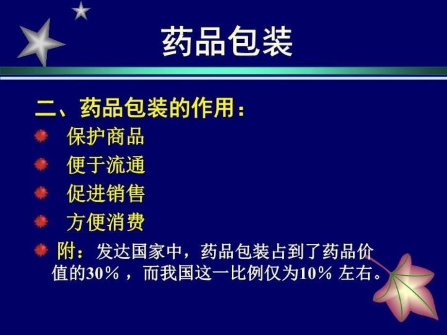 最新实用药物商品知识第5章药品的质量包装标签说明书PPT课件_第5页