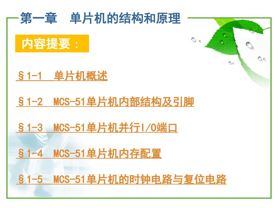 单片机的结构、原理及应用_第2页