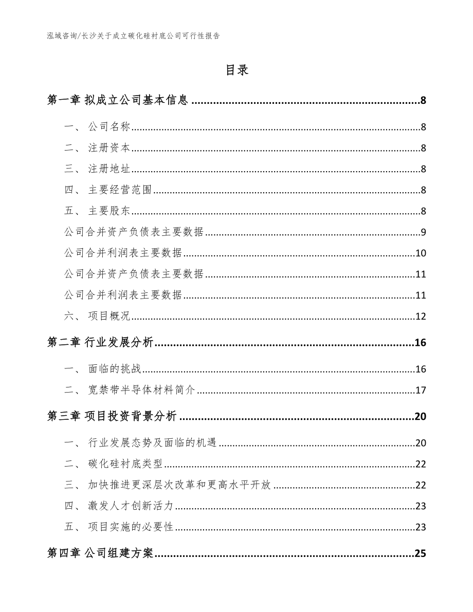 长沙关于成立碳化硅衬底公司可行性报告【参考范文】_第2页