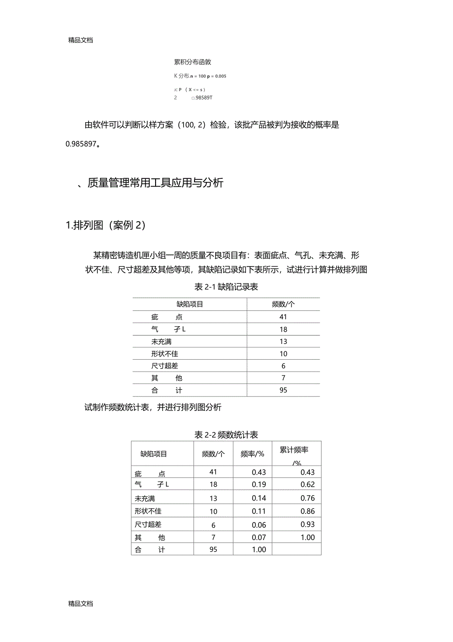 最新中国计量学院质量管理软件实习报告分析资料_第4页