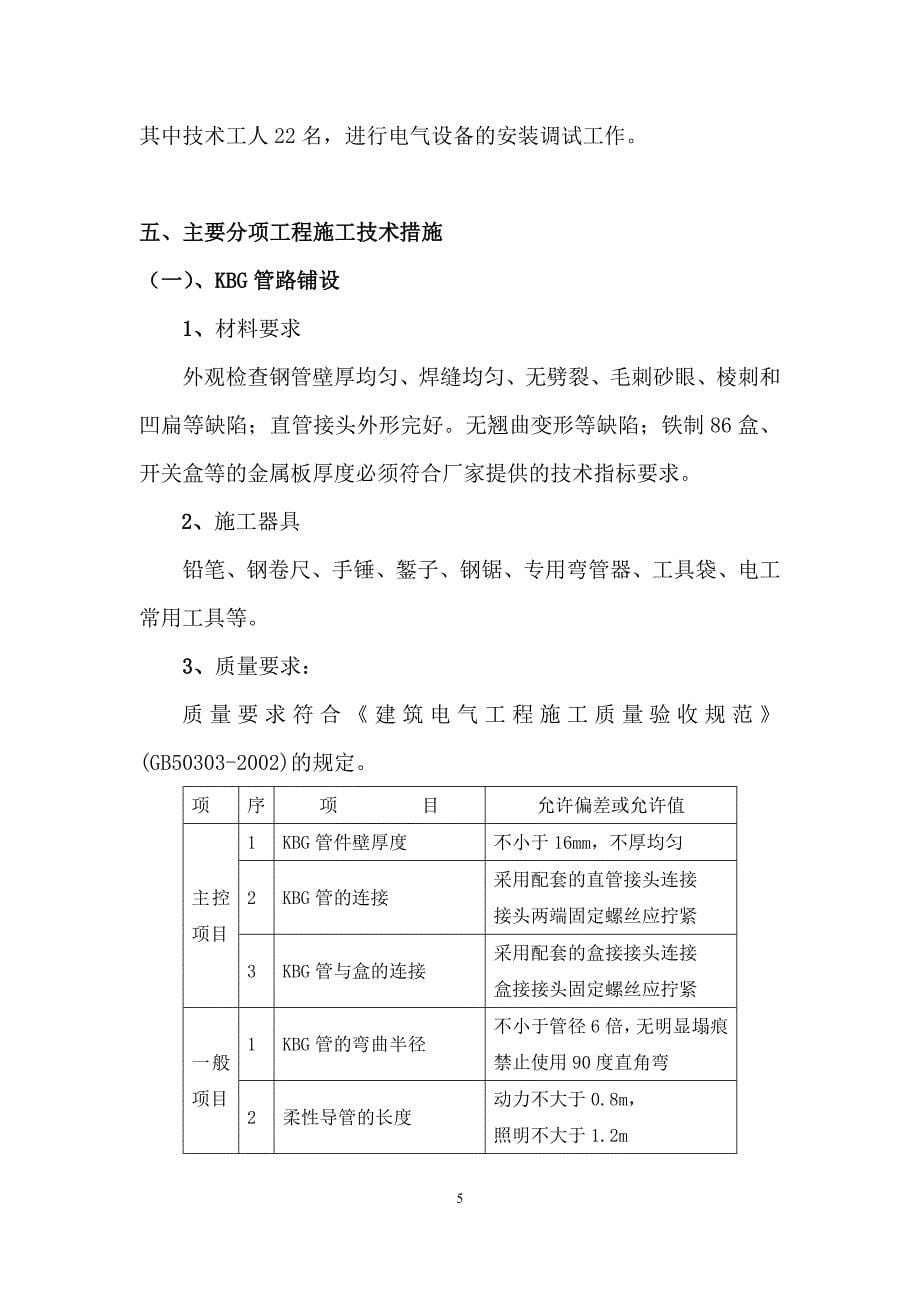 新《组织施工设计》大连某高级住宅工程电气施工组织设计8_第5页