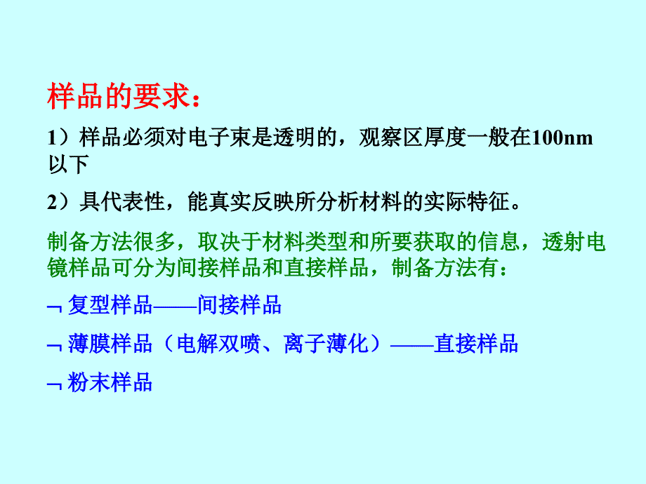 材料分析方法PPT课件15透射电镜样品的制备_第3页