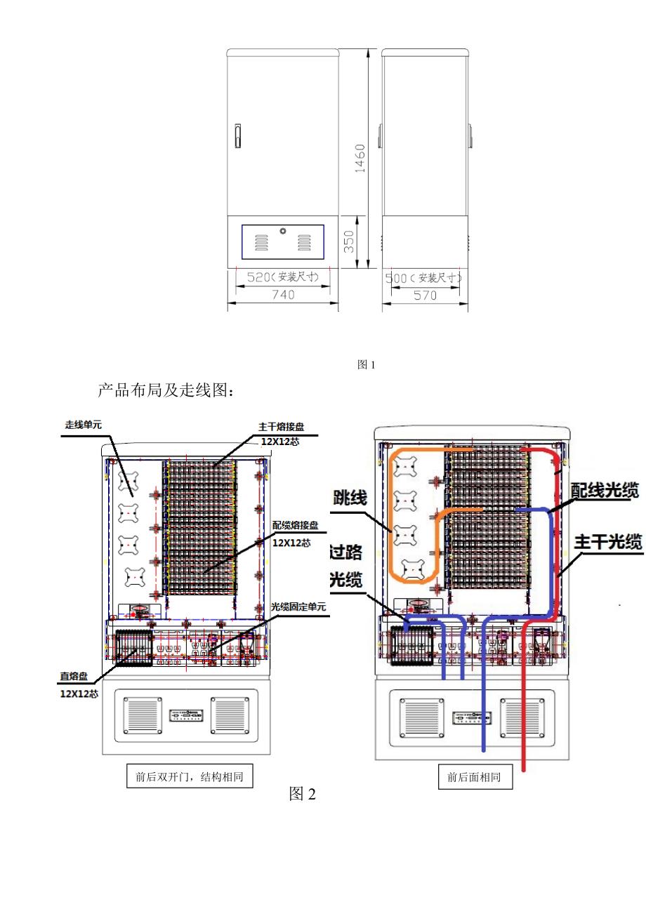 芯落地式传统光缆交接箱使用安装说明资料_第4页