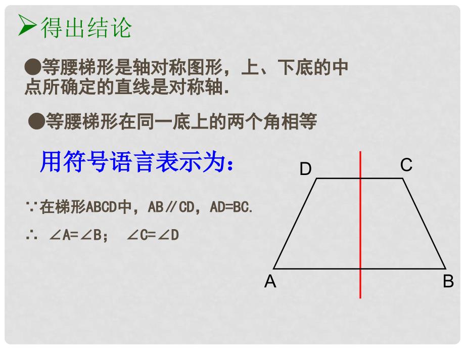 江苏省昆山市兵希中学八年级数学上册《1.6等腰梯形的轴对称性（1）》课件 苏科版_第5页