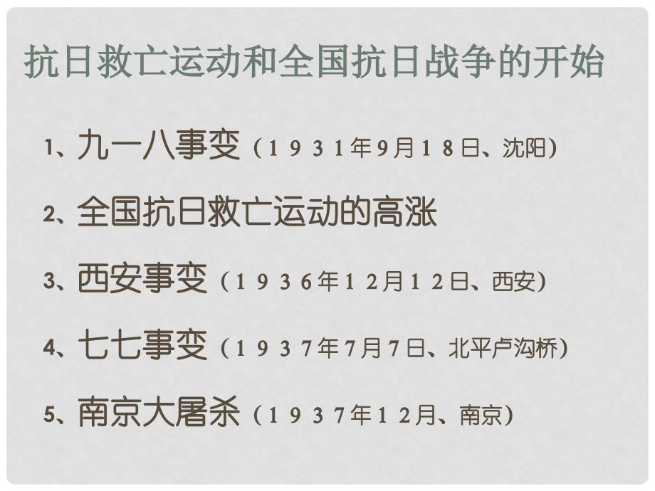 八年级历史上册 中华民族的抗日战争课件 川教版_第2页