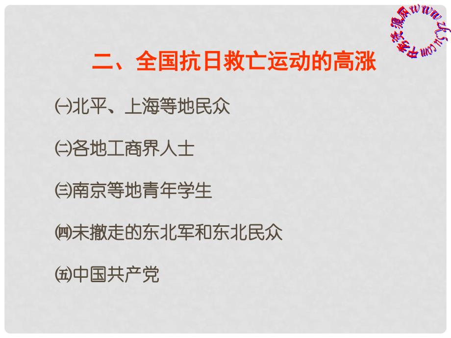 八年级历史上册 中华民族的抗日战争课件 川教版_第4页