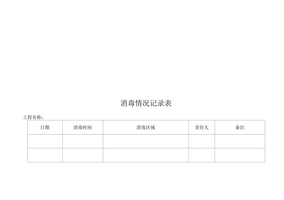 各类疫情防控表格_第5页