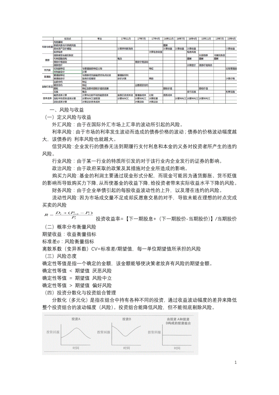 CMA培训P2第2章笔记第一部分_第1页