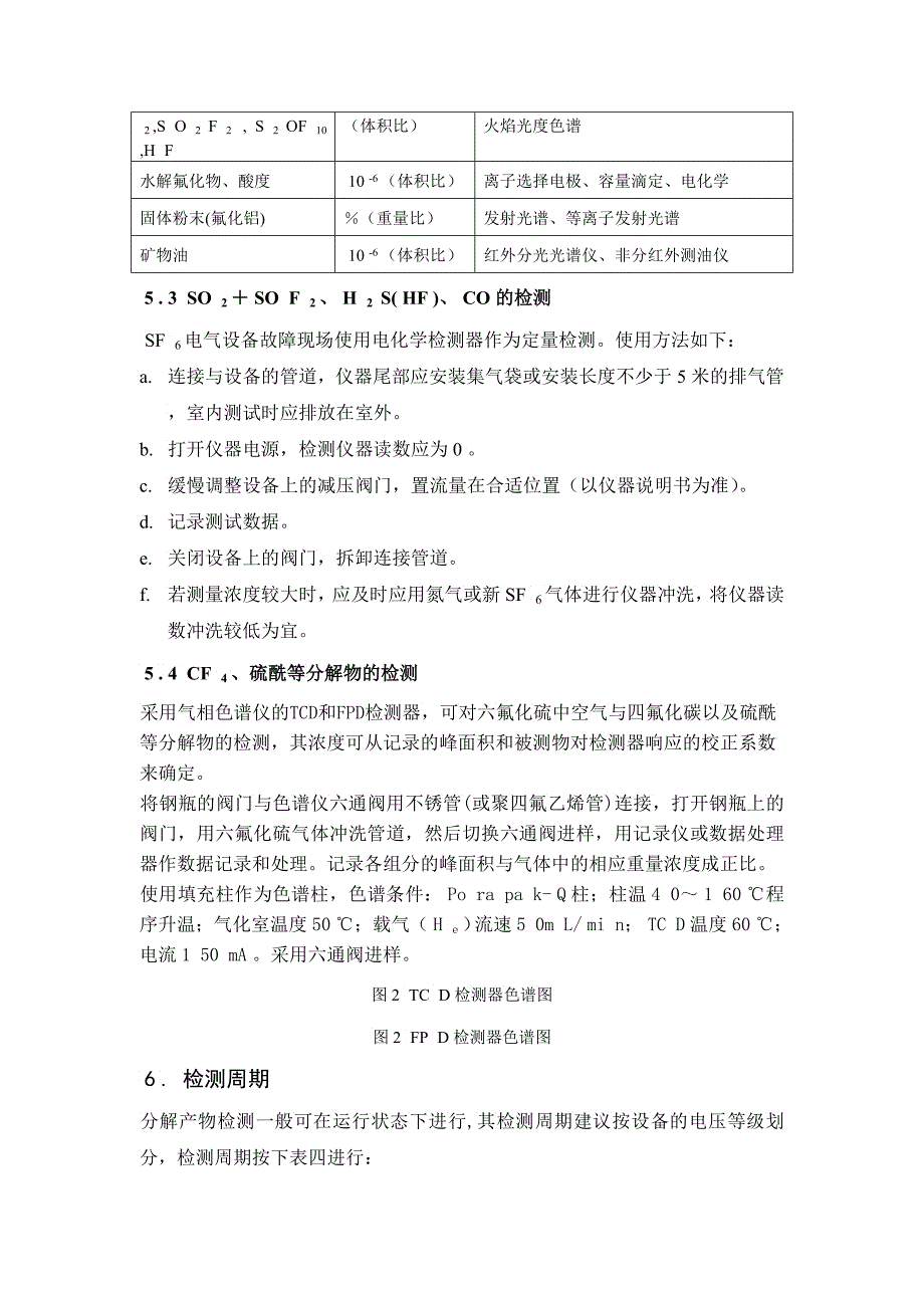 六氟化硫电气设备故障气体和判断方法_第4页