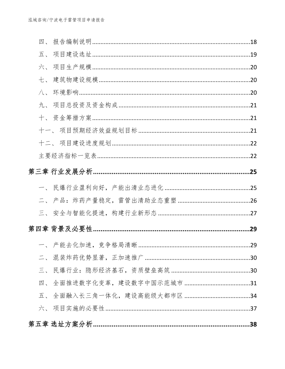 宁波电子雷管项目申请报告_第3页