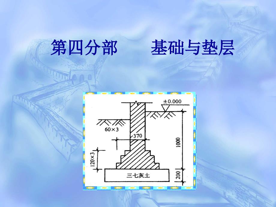 基础与垫层新PPT课件_第1页