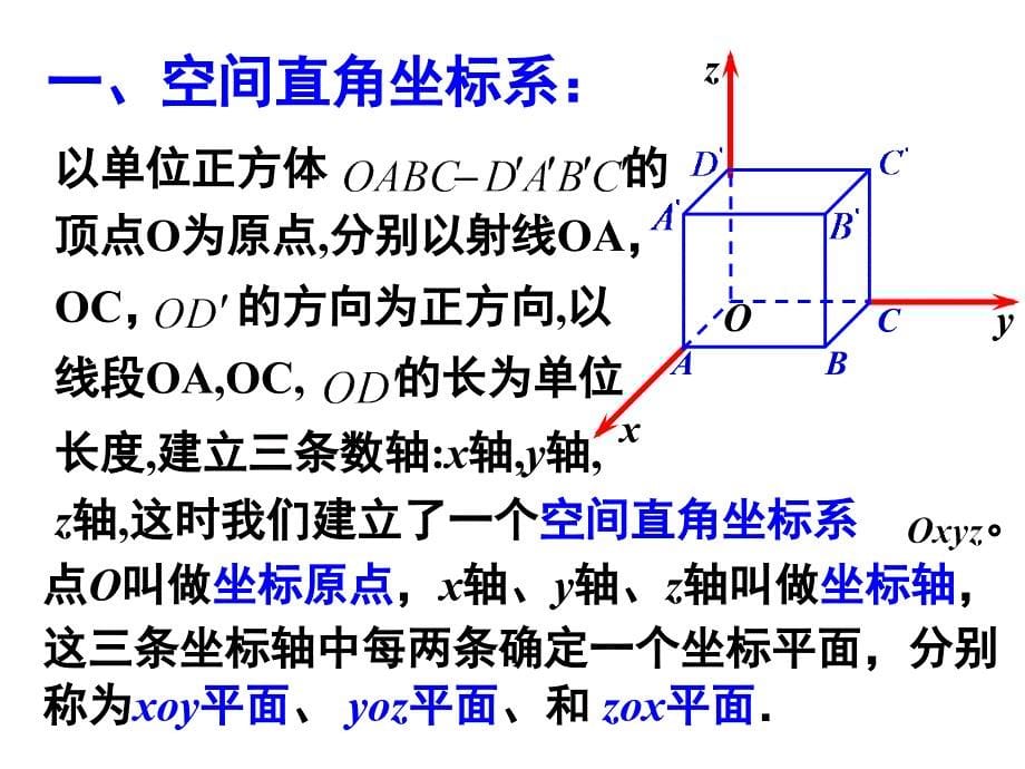 必修二431空间直角坐标系_第5页