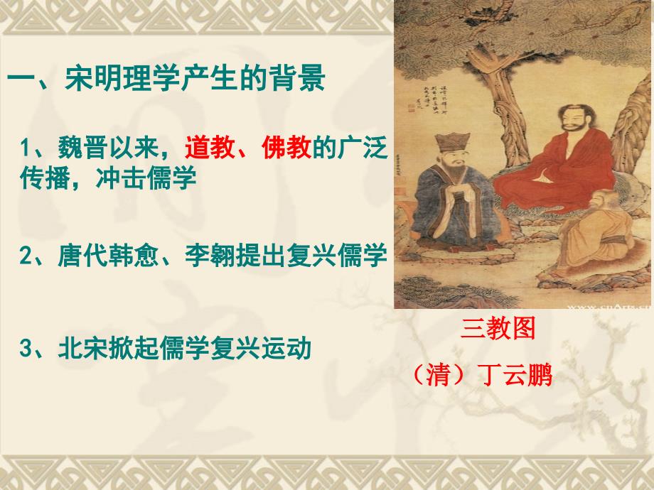 四川省成都七中网校高二历史人民版课件必修三专题一第三课宋明理学（共14张PPT）[1]_第2页