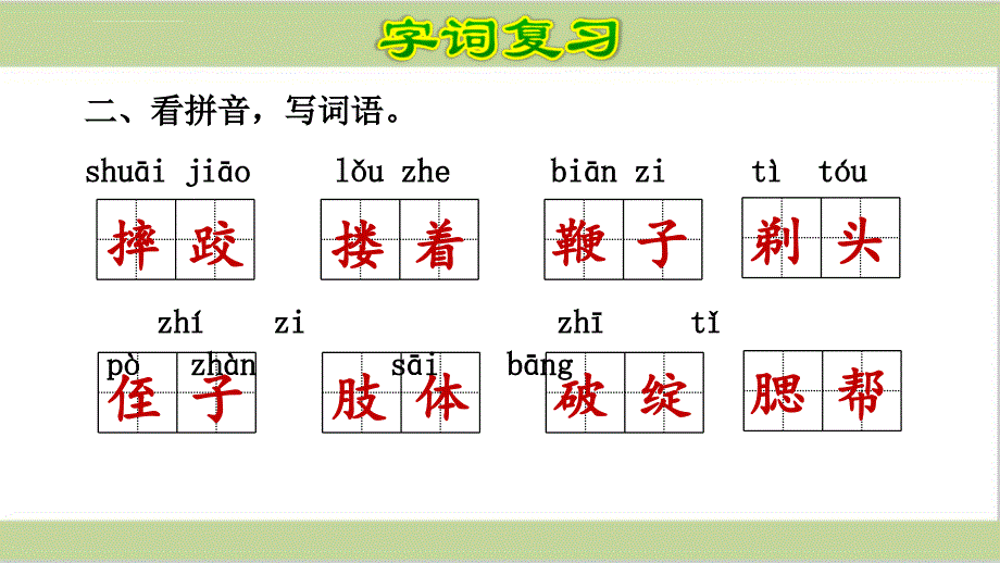 部编人教版五年级下册语文期末第五单元复习课件ppt_第3页