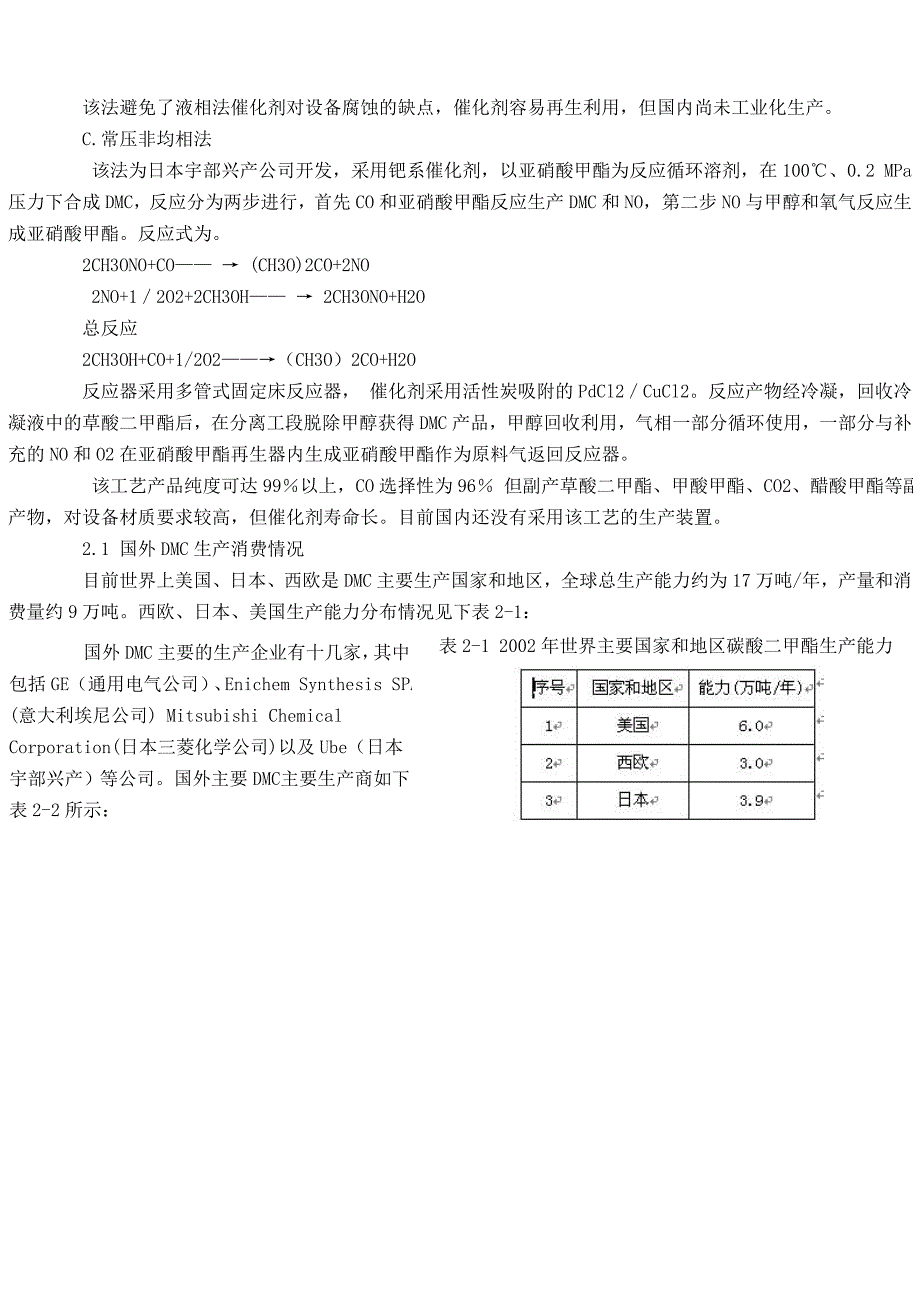 碳酸二甲酯生产工艺及市场需求.doc_第3页