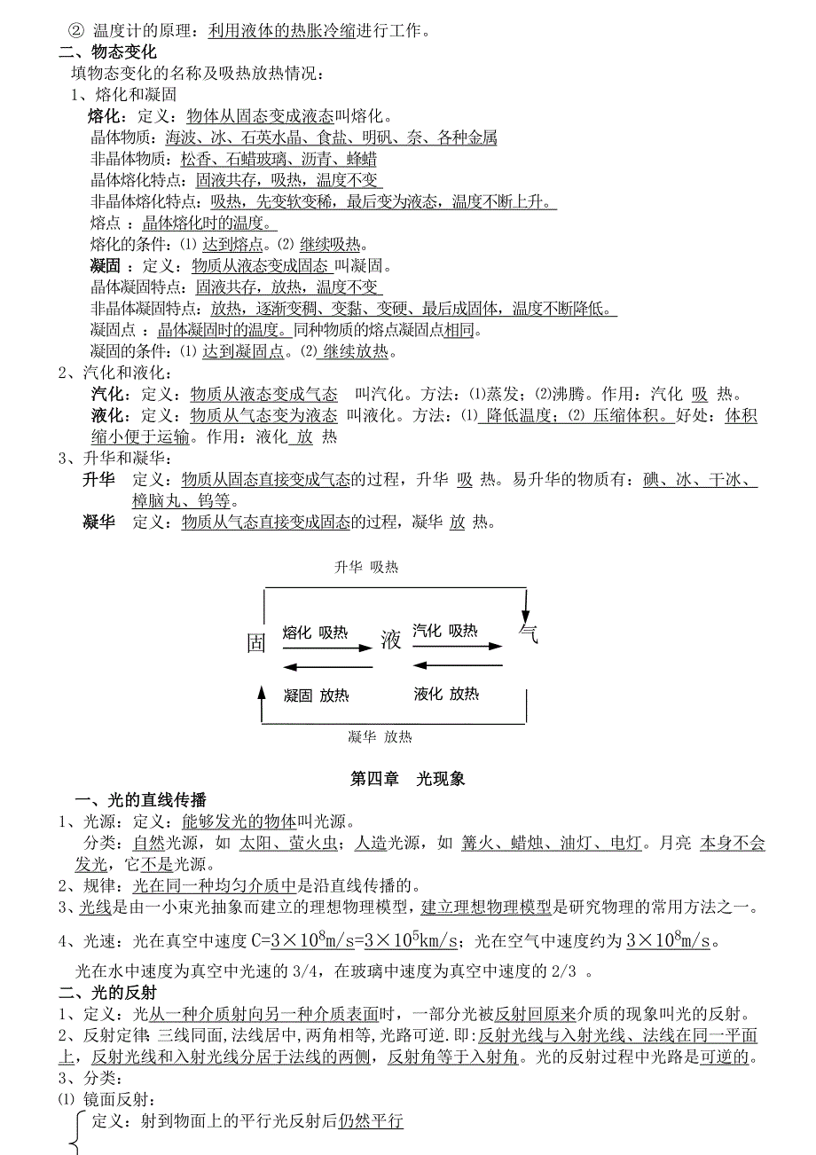 2014年人教版八年级上册物理知识点梳理(1)(教育精品)_第4页