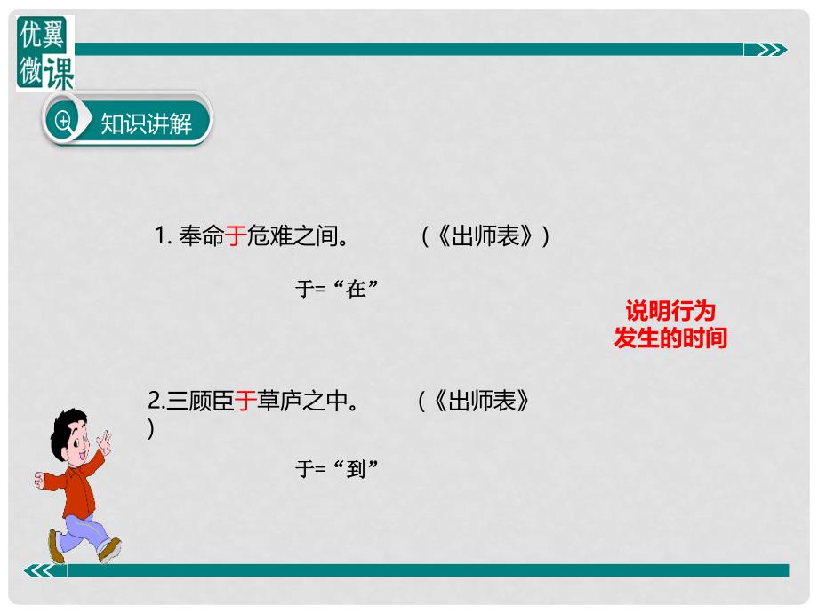 七年级语文上册 阅读考点精讲 文言文 文言文之于的用法课件 新人教版_第3页