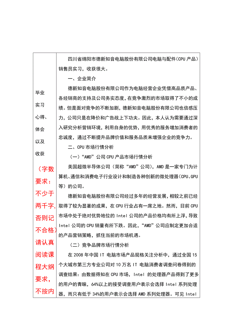 绵阳市德新知音电脑股份有限公司实习报告_第2页