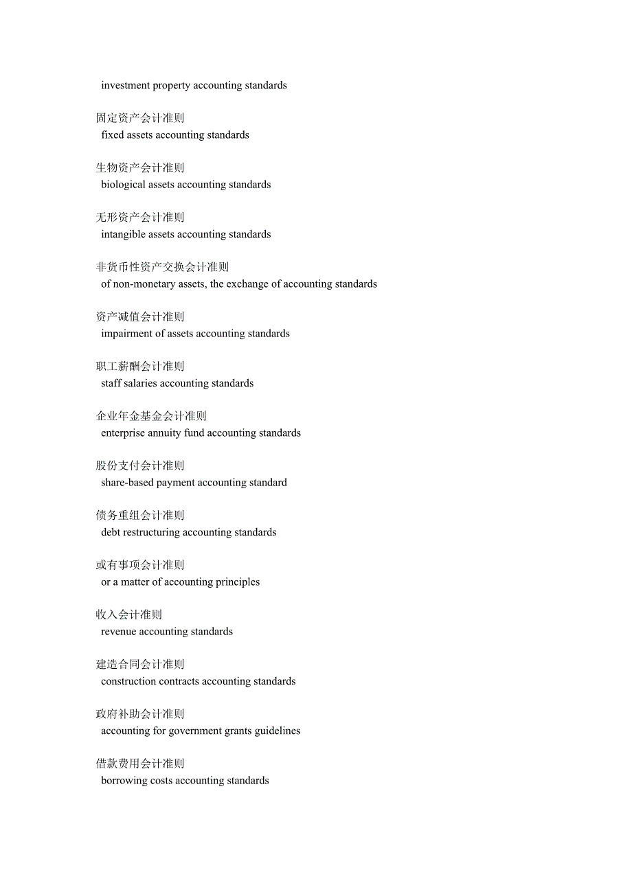 会计专业英语词汇_第3页