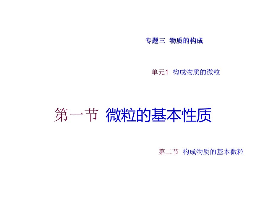 构成物质的基本微粒原子及相对原子质量ppt课件_第1页