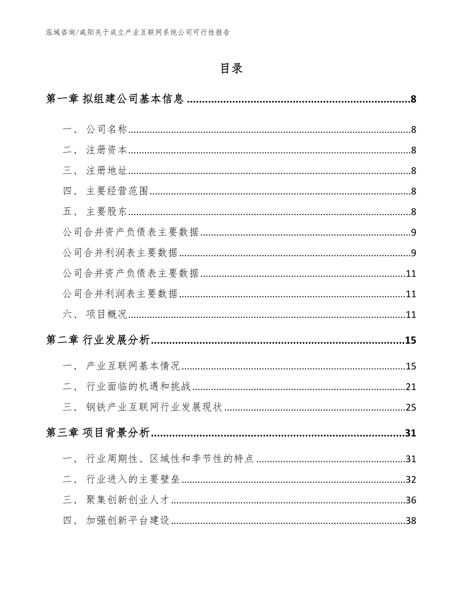 咸阳关于成立产业互联网系统公司可行性报告_第2页