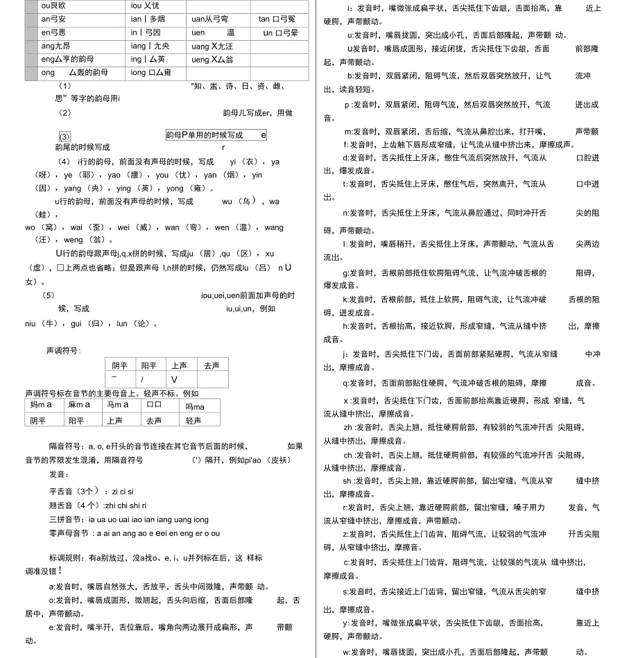 声母表和韵母表最新_第3页