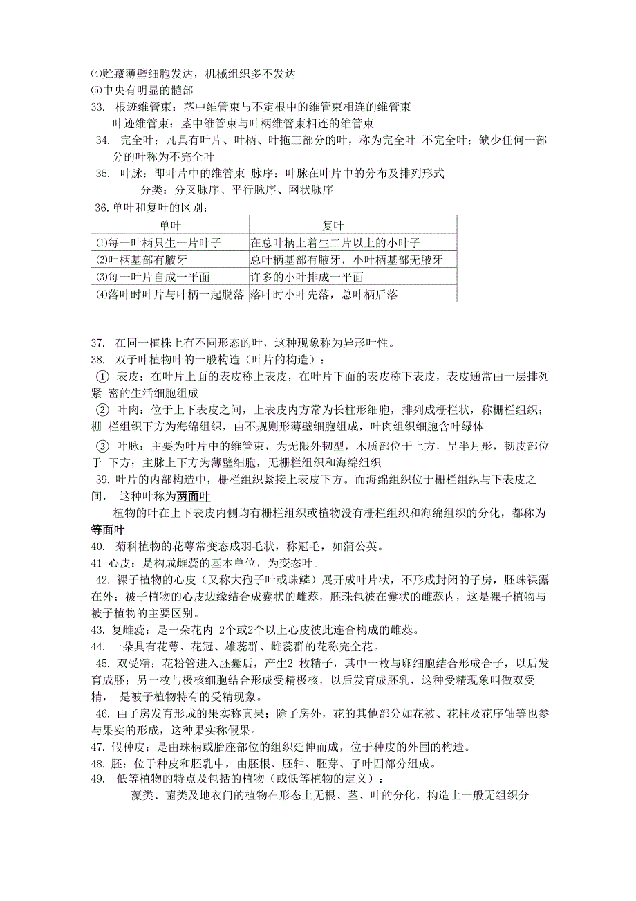 药用植物学重点(全篇)_第3页