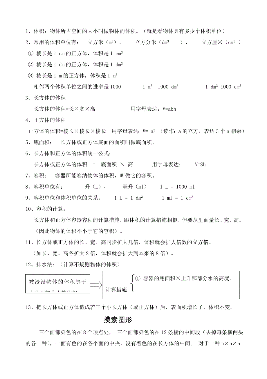 人教版五年级下册数学学习要点_第4页