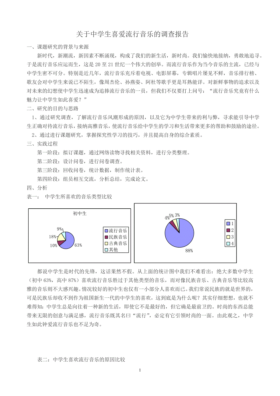 音乐调查报告格式_第1页