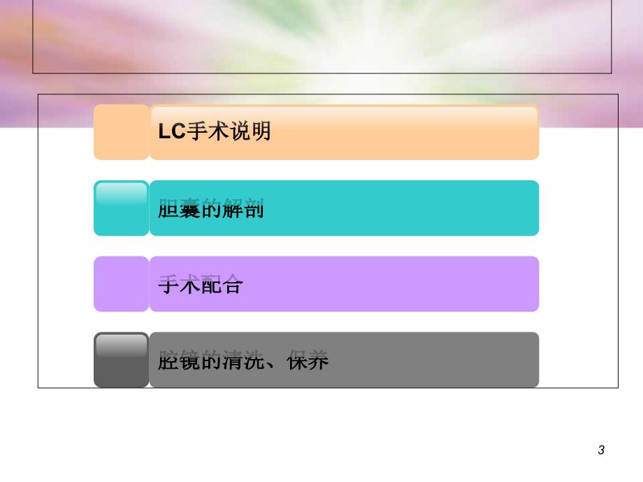 《LC手术配合》说课材料_第3页