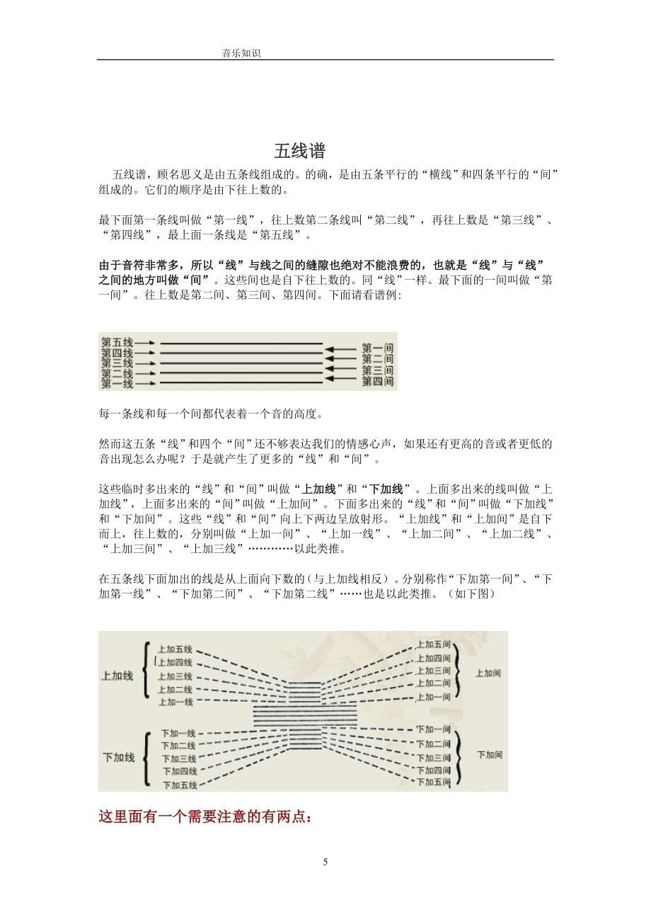 五线谱基础教程初学者_第5页