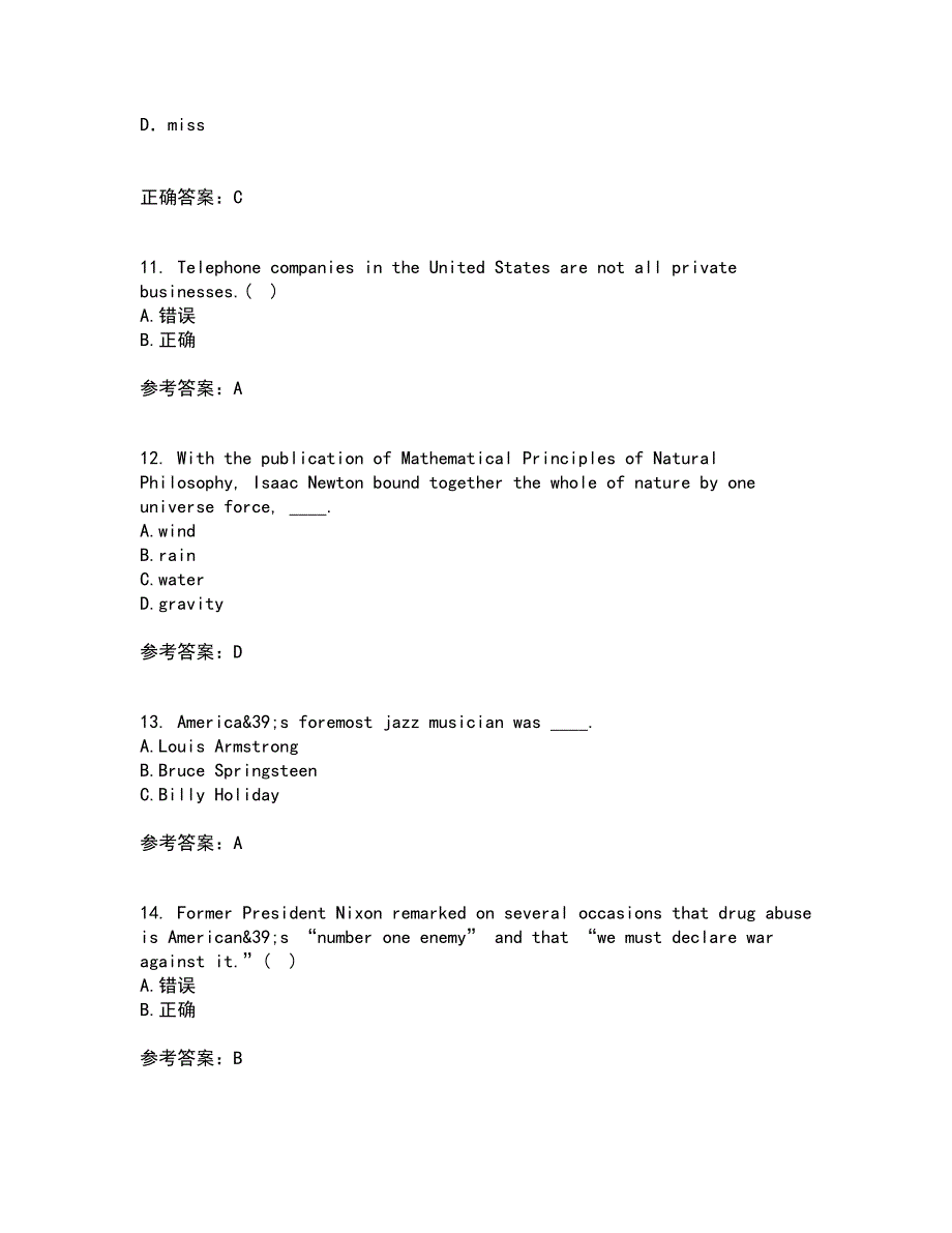 北京语言大学21春《英语国家概况》离线作业2参考答案90_第3页