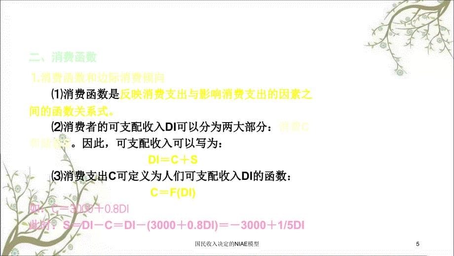 国民收入决定的NIAE模型课件_第5页