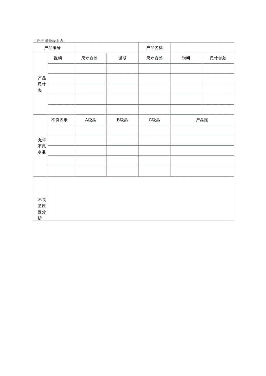 质量管理表单_第2页