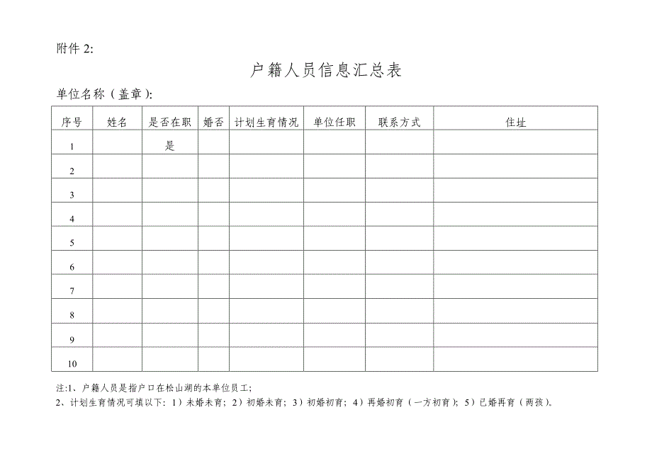 个人基本信息采集表_第2页