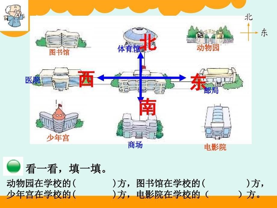 北师大版二年级下册数学辨认方向1课件_第5页