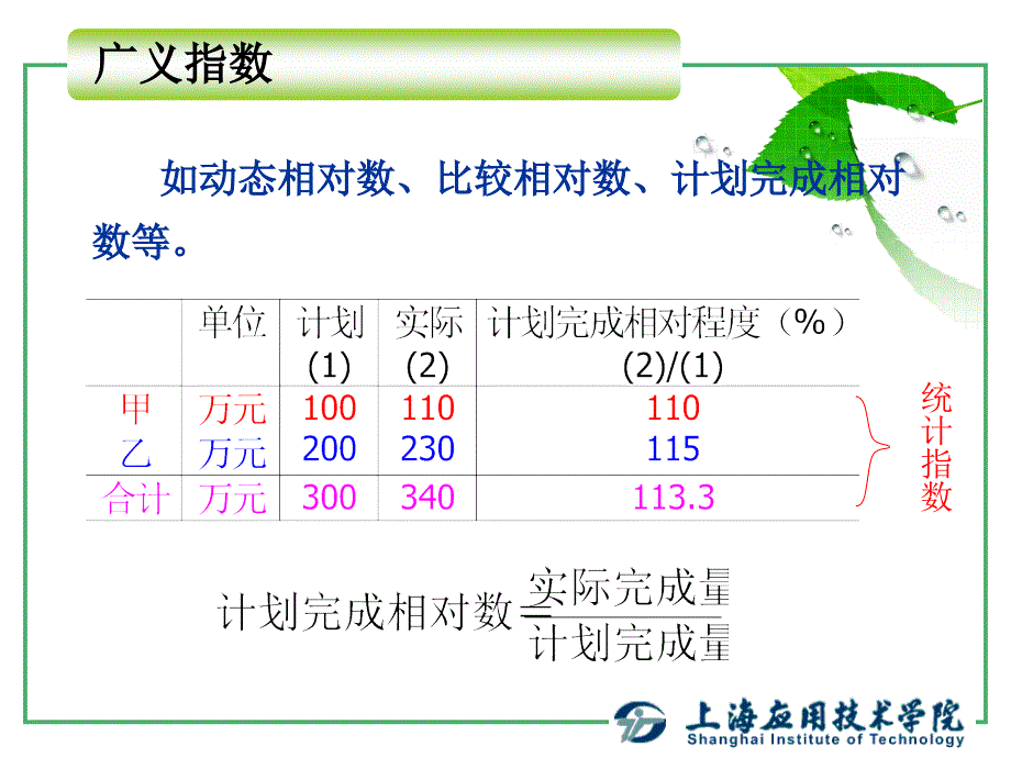 对比分析与指数分析课件_第3页