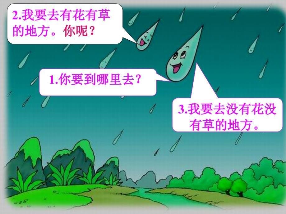 《雨点儿》教学课件 (2)_第5页