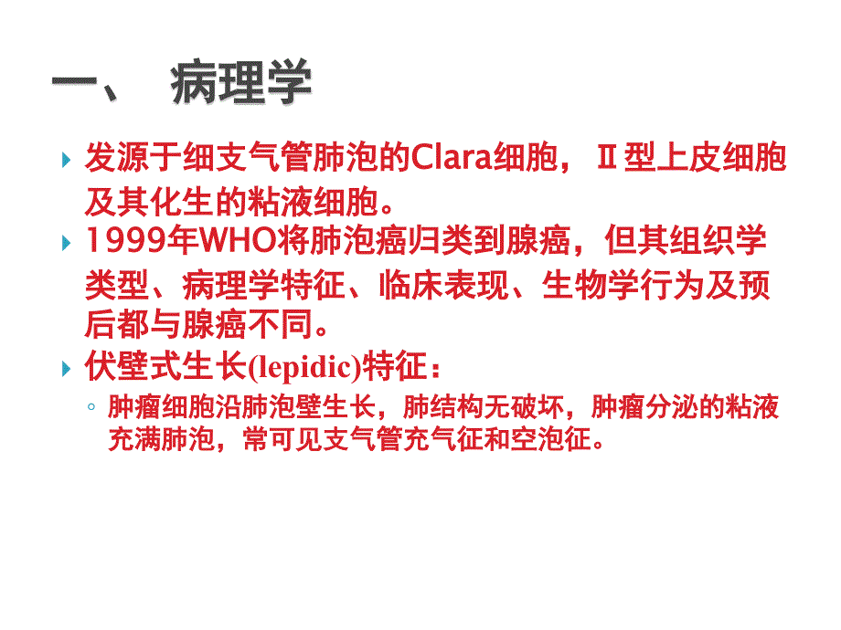 肺泡癌影像诊断ppt课件_第3页