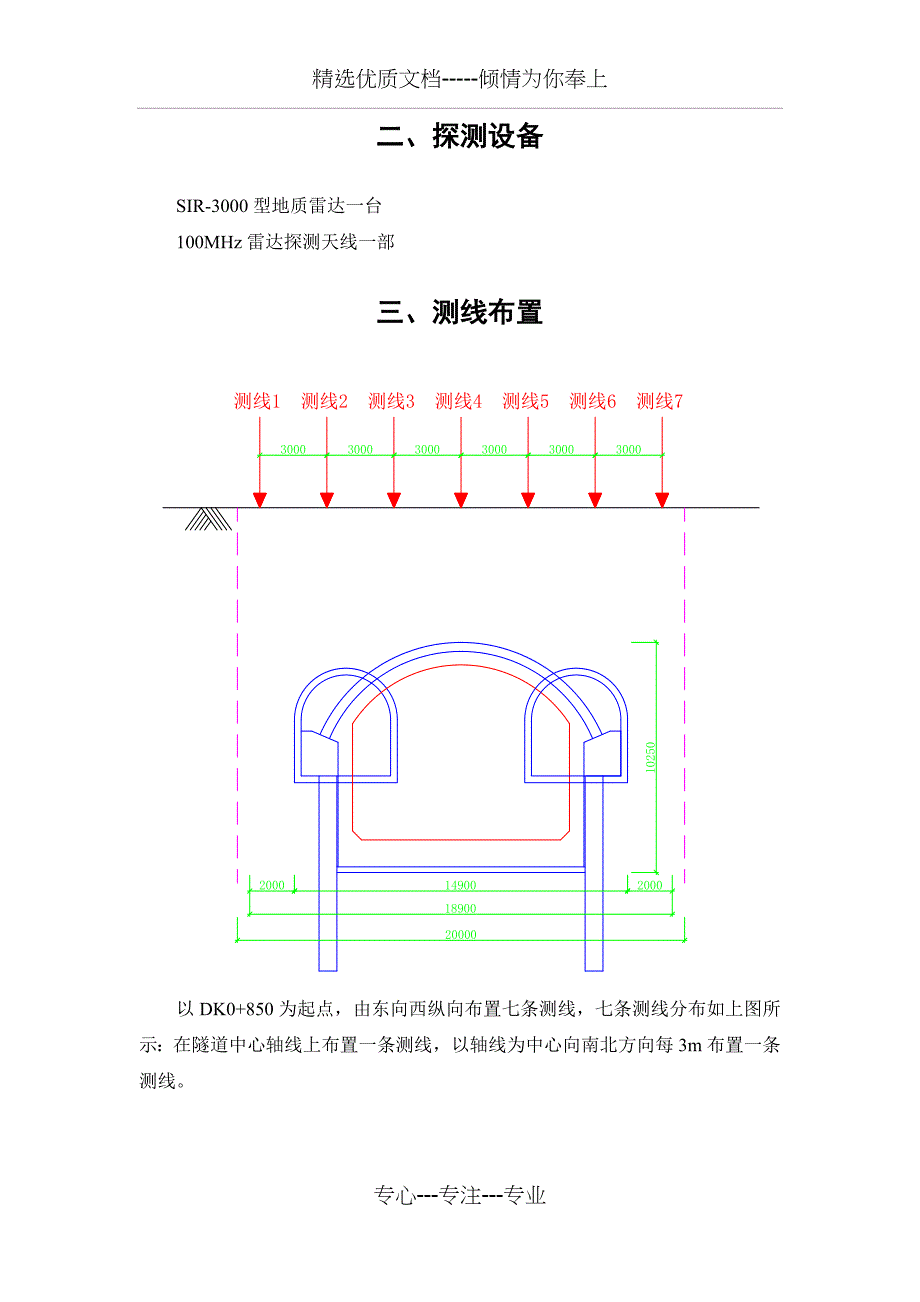 浅埋暗挖段隧道地质探测施工方案_第4页