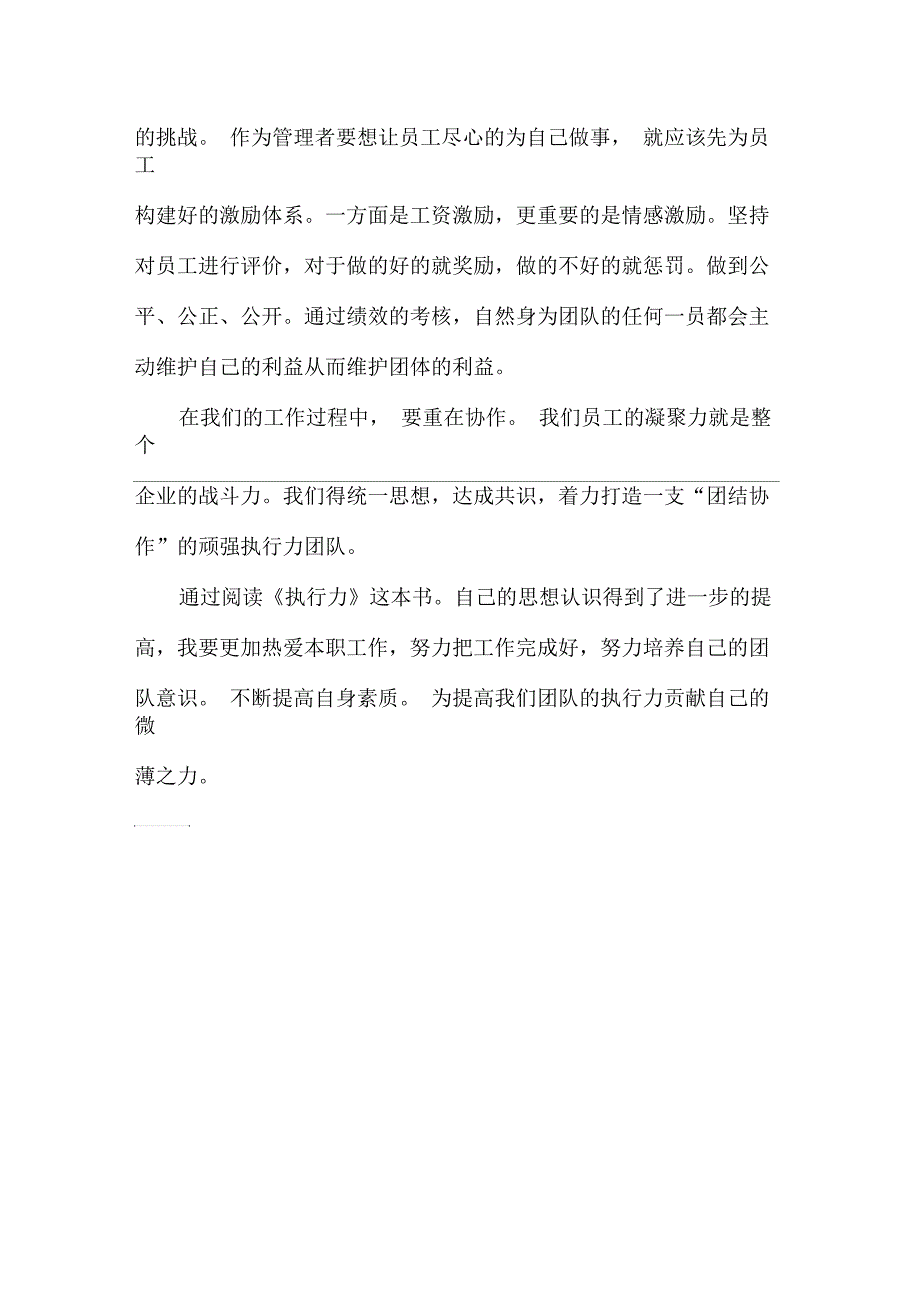 《执行力》读后感1400字_第4页