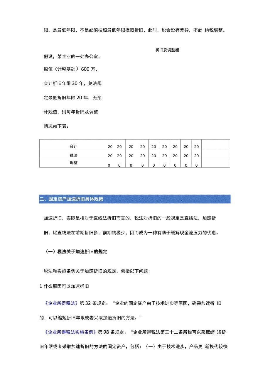 税法有关固定资产折旧的规定_第5页