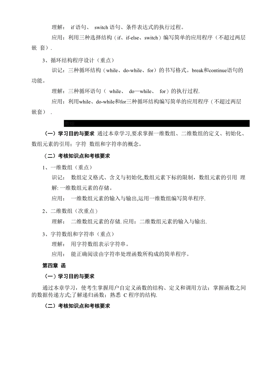 《计算机软件基础02243》考试大纲_第3页