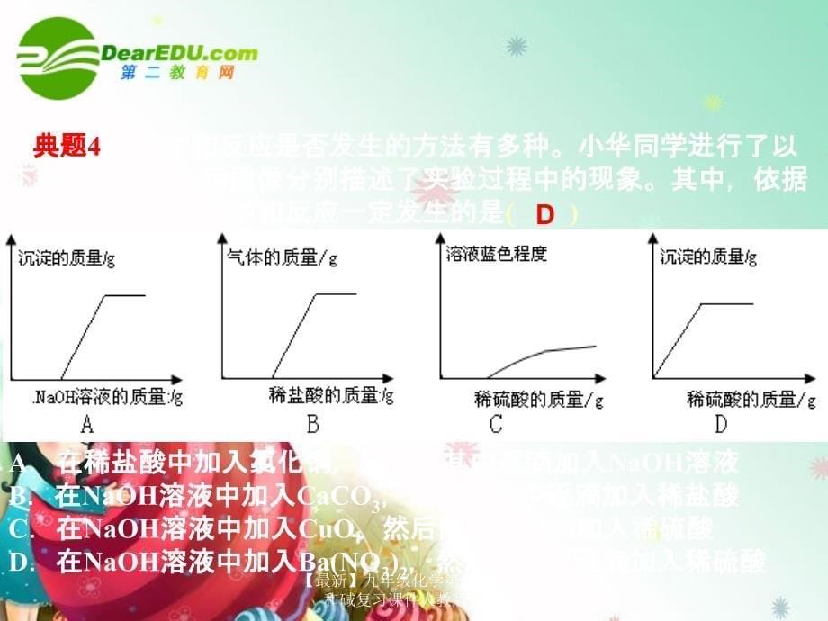 最新九年级化学第十单元酸和碱复习课件人教版课件_第5页