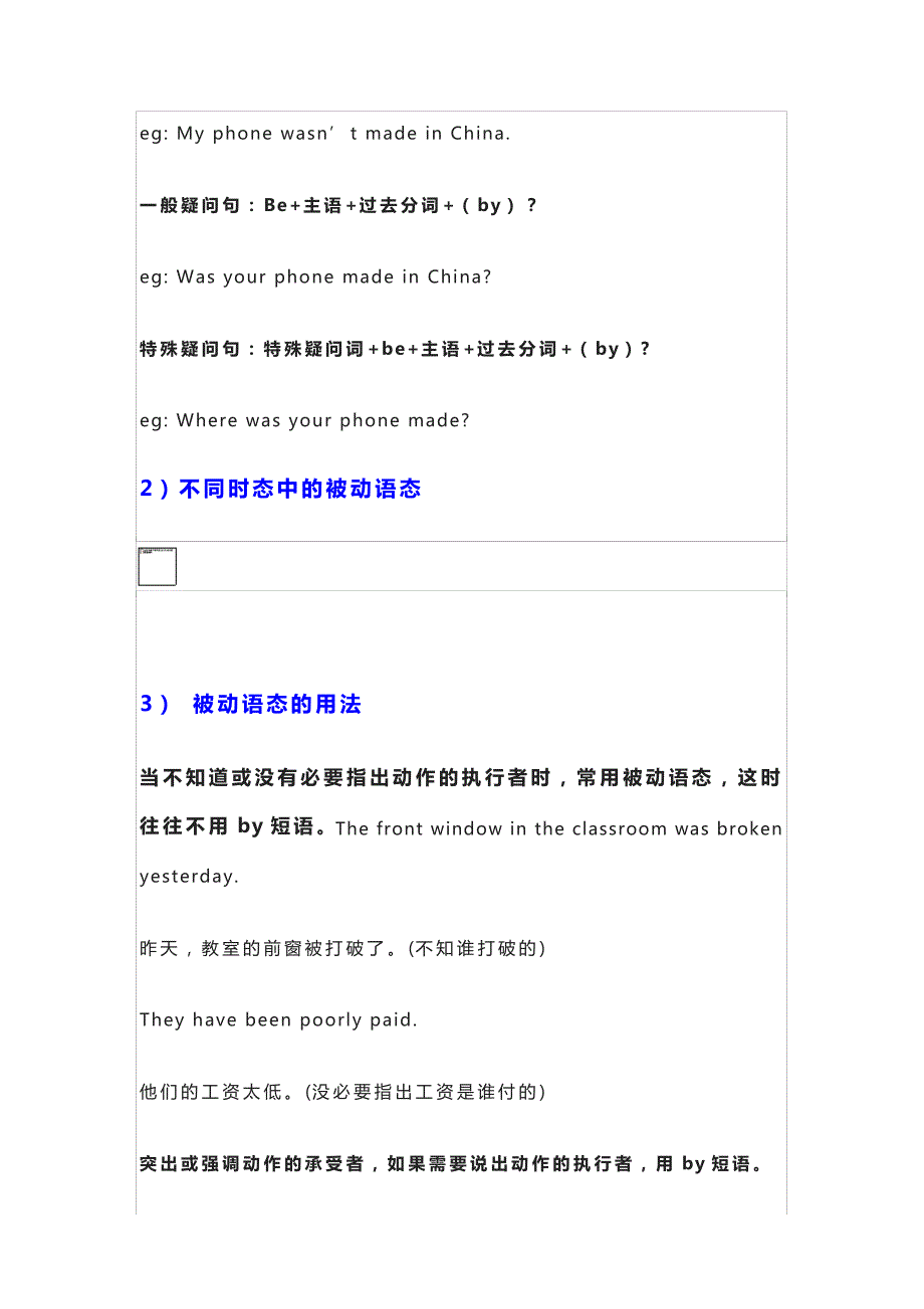 最新初中英语：被动语态的用法及易错点归纳+练习题,全是必考点!31256_第2页