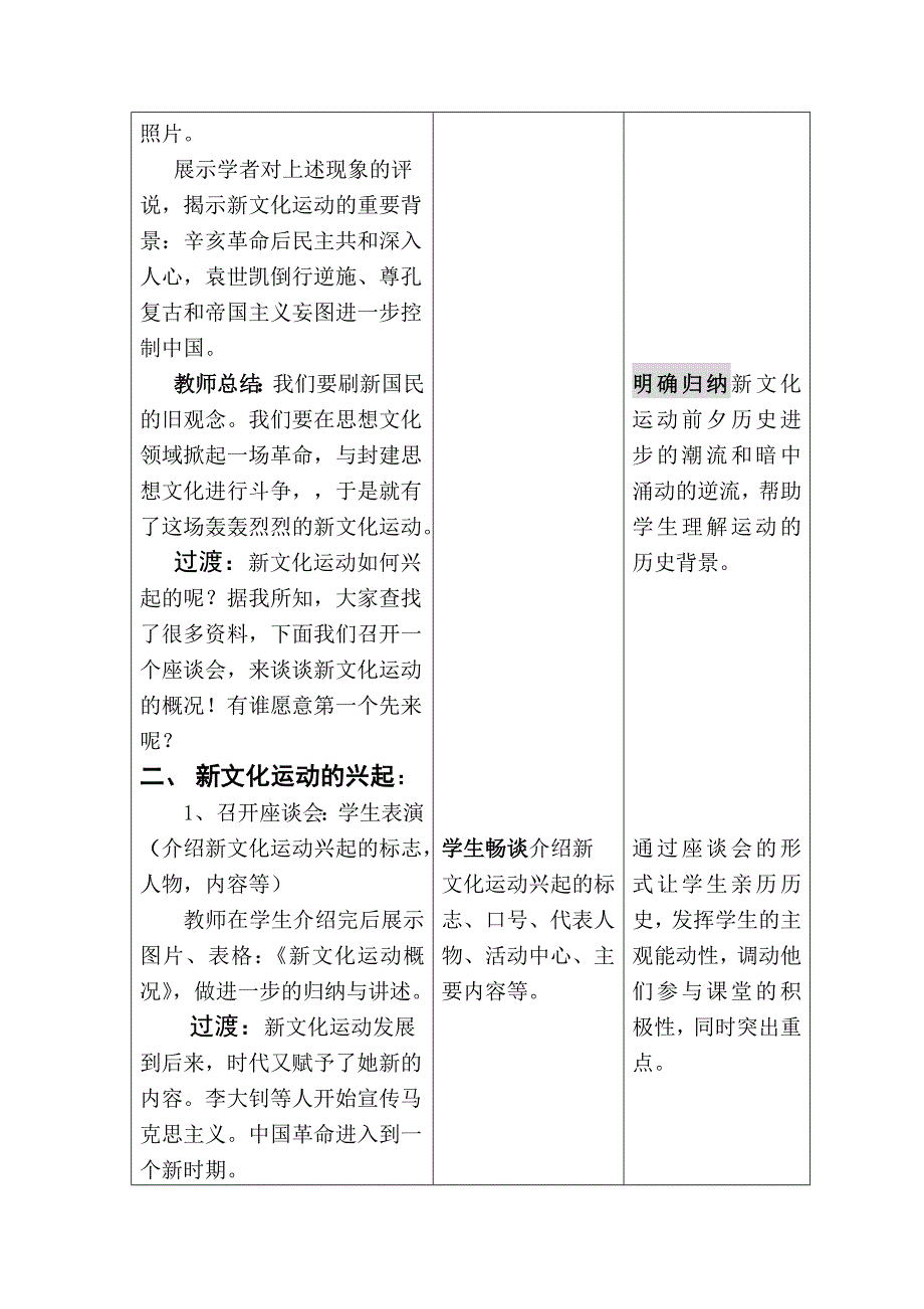 《新文化运动》教学设计_第4页