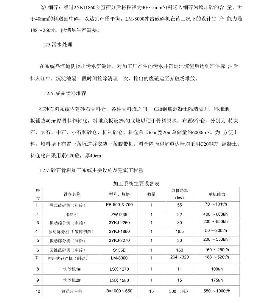 砂石料筛分破碎及拌合系统_第5页