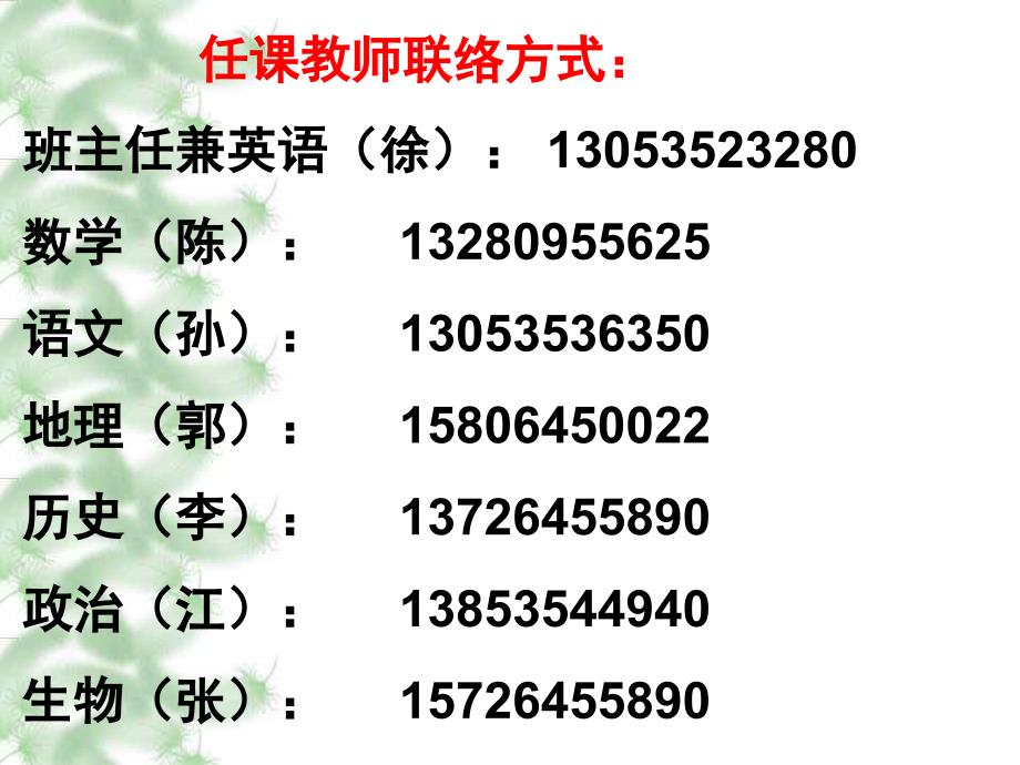 初二13班家长会精品课件_第2页